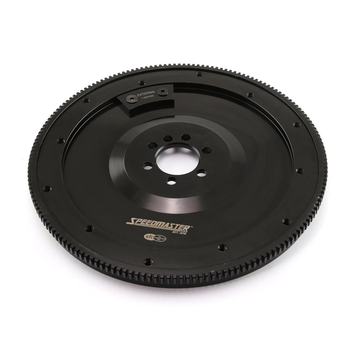 Speedmaster 1-229-003 1PC RMS 168 Tooth Billet Black Oxide SFI Flywheel