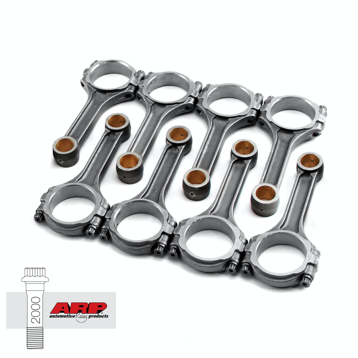 Speedmaster 1-274-003 I Beam 5.700 2.100 .927 5140 Connecting Rods w/ ARP 2000