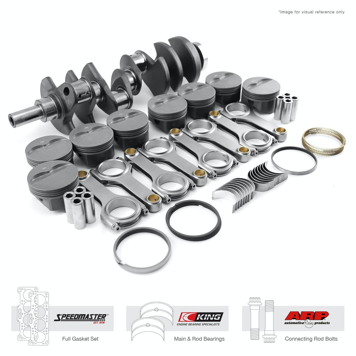 Speedmaster 1-290-001 3.750 383 ci 1Pc-Seal Rotating Assembly Kit - Street Series