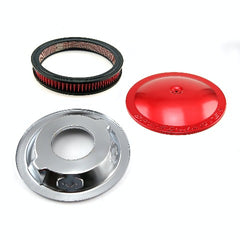 Speedmaster PCE104.1050 14 x 2 Washable Element Speedmaster Drop Base Aluminum Air Cleaner Red