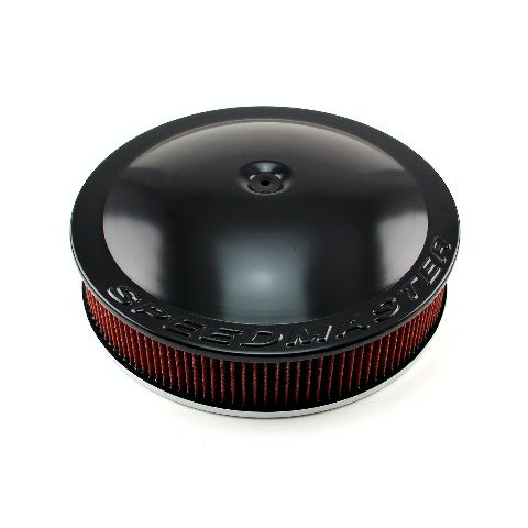 Speedmaster PCE104.1059 14 x 3 Washable Element Speedmaster Drop Base Aluminum Air Cleaner Black