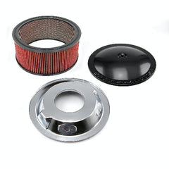 Speedmaster PCE104.1061 14 x 6 Washable Element Speedmaster Drop Base Aluminum Air Cleaner Black