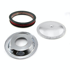 Speedmaster PCE104.1066 14 x 2 Washable Element Speedmaster Drop Base Aluminum Air Cleaner Silver