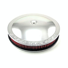 Speedmaster PCE104.1066 14 x 2 Washable Element Speedmaster Drop Base Aluminum Air Cleaner Silver