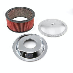 Speedmaster PCE104.1069 14 x 6 Washable Element Speedmaster Drop Base Aluminum Air Cleaner Silver
