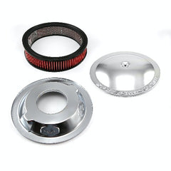 Speedmaster PCE104.1075 14 x 3 Washable Element Speedmaster Drop Base Aluminum Air Cleaner Polished