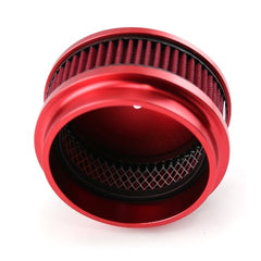 Speedmaster PCE104.1086 6 x 2 Washable Filter Billet Aluminum Air Cleaner Assembly Kit - Red