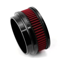 Speedmaster PCE104.1087 6 x 2 Washable Filter Billet Aluminum Air Cleaner Assembly Kit - Black