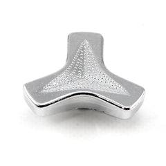 Speedmaster PCE105.1004 Air Cleaner Nut 1/4-20 Chrome Tri-Bar Style