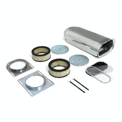 Speedmaster PCE106.1002 Polished Aluminum Dual Carburetor Hilborn Style Hood Scoop