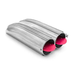 Speedmaster PCE106.1005 Polished Aluminum Single and Dual Carburetor Shotgun Finned Hood Scoop