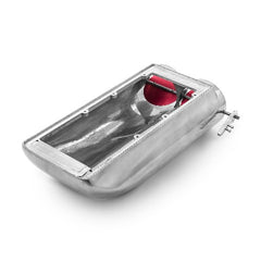 Speedmaster PCE106.1005 Polished Aluminum Single and Dual Carburetor Shotgun Finned Hood Scoop