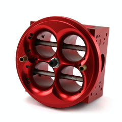 Speedmaster PCE116.1006 Billet Aluminum 4 Barrel Carburetor Main Body w/Tubes - 4150 Double Pumper