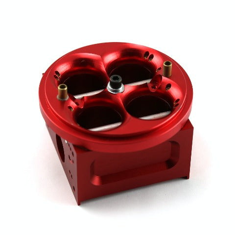 Speedmaster PCE116.1006 Billet Aluminum 4 Barrel Carburetor Main Body w/Tubes - 4150 Double Pumper
