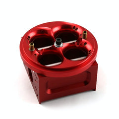 Speedmaster PCE116.1006 Billet Aluminum 4 Barrel Carburetor Main Body w/Tubes - 4150 Double Pumper