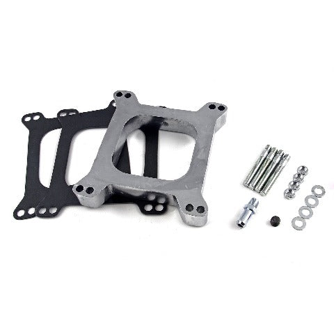 Speedmaster PCE120.1002 1 Aluminum Open Carburetor Spacer w/ Vacuum Tube