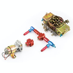 Speedmaster PCE121.1018 750 CFM Full Zinc 4-Bbl Mechanical Secondary Carburetor and Fuel Pump Combo