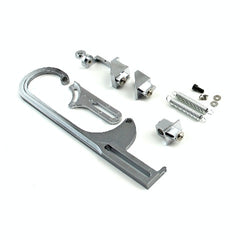Speedmaster PCE124.1003 Carburetor Throttle Cable Bracket Kit - Chrome w/ Return Springs and Mount