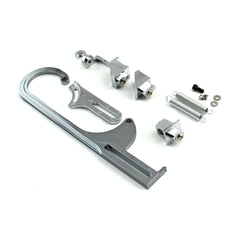 Speedmaster PCE124.1008 Carburetor Throttle Cable Bracket Kit - Polished w/ Return Springs and Mount