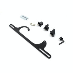 Speedmaster PCE124.1014 Carburetor Throttle Cable Bracket Kit w/ Return Springs - Billet Black