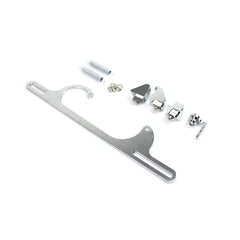 Speedmaster PCE124.1016 Carburetor Throttle Cable Bracket Kit w/ Return Springs - Billet Chrome