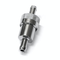 Speedmaster PCE132.1003 Fuel Filter 3/8 Inlet and Outlet Chrome w/ Bronze Element