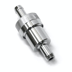 Speedmaster PCE132.1003 Fuel Filter 3/8 Inlet and Outlet Chrome w/ Bronze Element