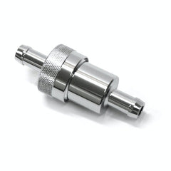 Speedmaster PCE132.1003 Fuel Filter 3/8 Inlet and Outlet Chrome w/ Bronze Element