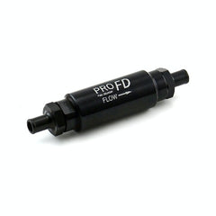 Speedmaster PCE132.1009 Inline Billet Aluminum Fuel Filter 3/8 NPT - 3/8 NPT Male Black