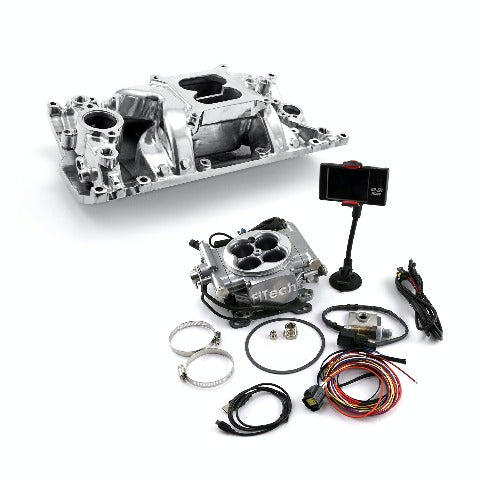 Speedmaster PCE135.1020 Eliminator Vortec Manifold and FiTech Go EFI 30001 Fuel Injection