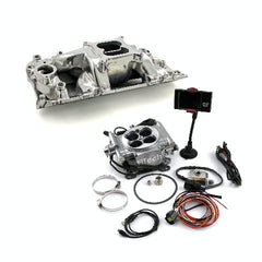 Speedmaster PCE135.1024 Eliminator Oval Manifold and FiTech Go EFI 30001 Fuel Injection