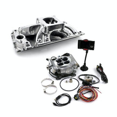 Speedmaster PCE135.1025 Shootout Rect Port Manifold and FiTech Go EFI 30001 Fuel Injection