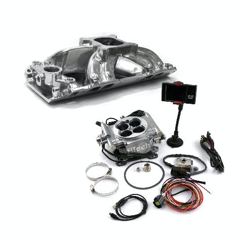 Speedmaster PCE135.1026 Shootout Oval Port Manifold and FiTech Go EFI 30001 Fuel Injection