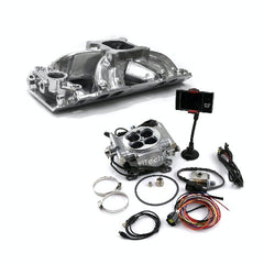 Speedmaster PCE135.1026 Shootout Oval Port Manifold and FiTech Go EFI 30001 Fuel Injection