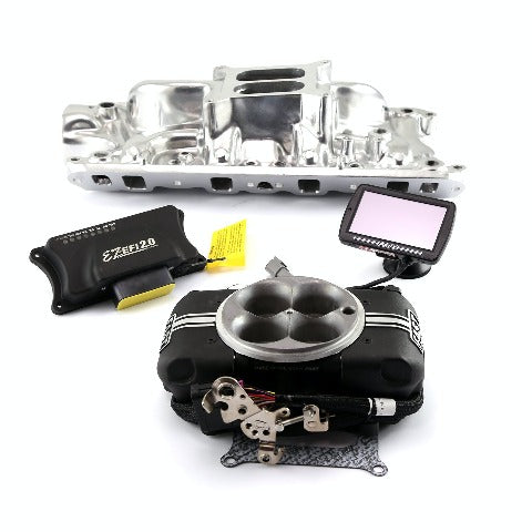 Speedmaster PCE135.1037 Polished Intake and 30400 FAST EZ-EFI 2.0 Self-Tuning Fuel Injection