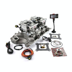 Speedmaster PCE135.1040 Twin Intake Manifold and Dual Fitech EFI 30061 Fuel Injection