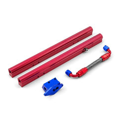 Speedmaster PCE137.1009 Billet Aluminum Fuel Injector Rail Kit (OEM Angled EFI)