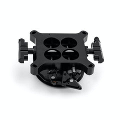 Speedmaster PCE138.1015 1200 Cfm 4 Barrel 4150 Billet CNC Machined Throttle Body and Fuel Rails - Black