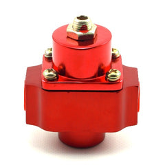 Speedmaster PCE139.1004 3-12 psi Adjustable Deadhead Fuel Pressure Billet Regulator Red