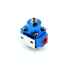 Speedmaster PCE139.1005 3-12 psi Adjustable Deadhead Fuel Pressure Billet Regulator Blue