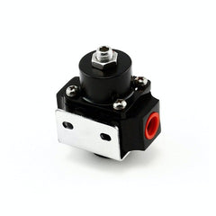 Speedmaster PCE139.1006 3-12 psi Adjustable Deadhead Fuel Pressure Billet Regulator Black