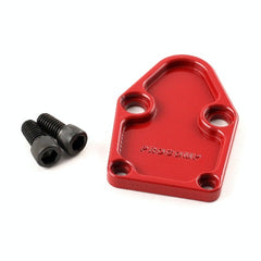 Speedmaster PCE140.1002 Fuel Pump Block Off Plate Red