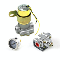 Speedmaster PCE145.1024 110 Gph Electric Fuel Pump Chrome Regulator and Gauge Combo Kit