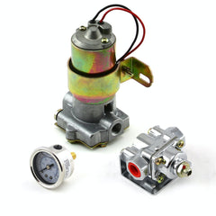 Speedmaster PCE145.1028 140 Gph Electric Fuel Pump Chrome Regulator and Gauge Combo Kit