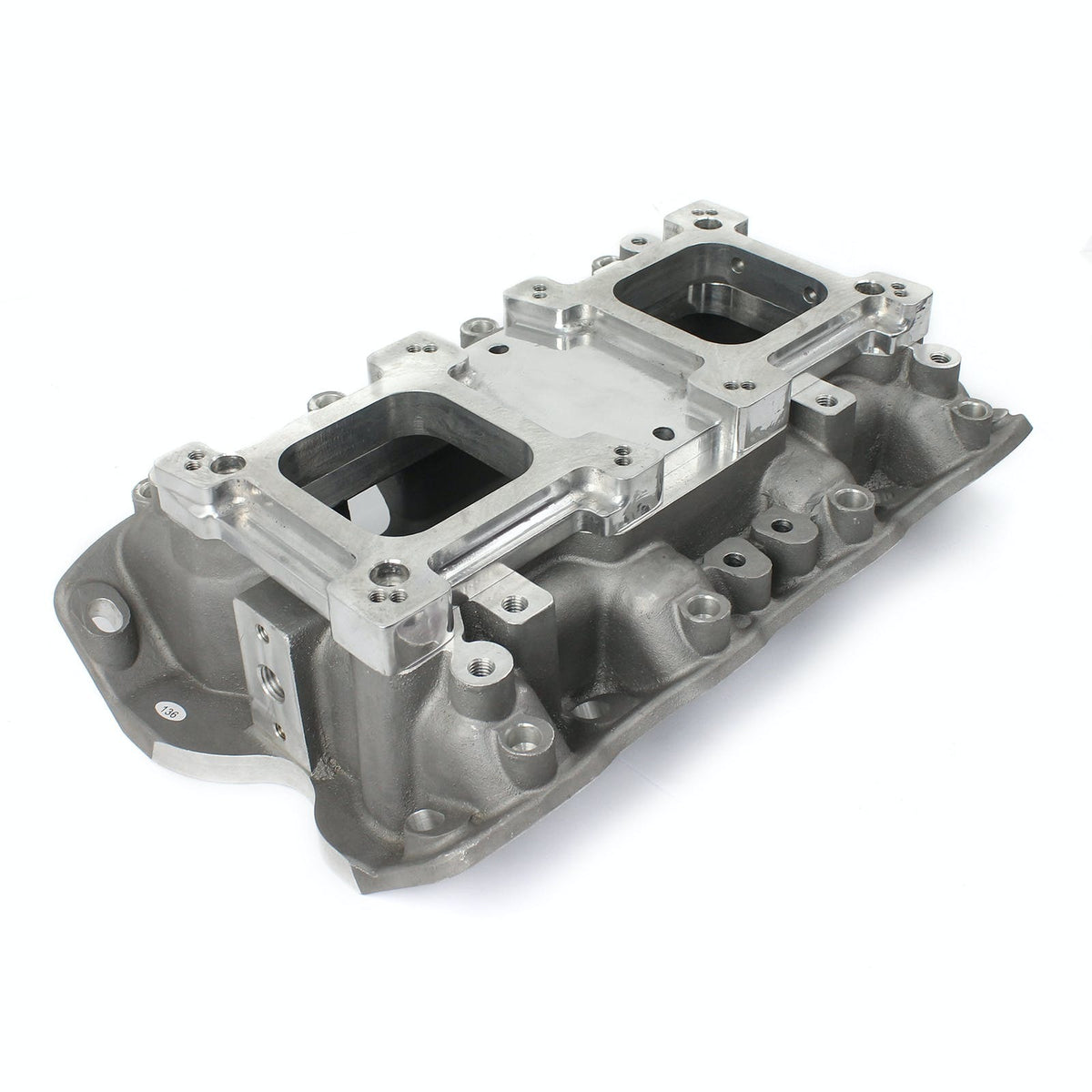 Speedmaster PCE147.1114 3V 4V w/Tongues Open Intake Manifold w/Dual Carb Adapter