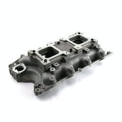 Speedmaster PCE147.1127 Big Block Satin Open Intake Manifold w/Dual Carb Adapter