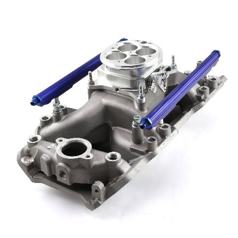 Speedmaster PCE148.1073 Rect Port Eliminator Fuel Inj Kit EFI with 1200 CFM Throttle Body