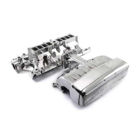 Speedmaster PCE148.1095 EFI Qualifier Upper and Lower Intake Manifold Kit Polished