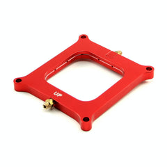 Speedmaster PCE151.1002 Nitrous Oxide 0.500 Red Billet Square Bore PerimeterInjection Spacer Plate