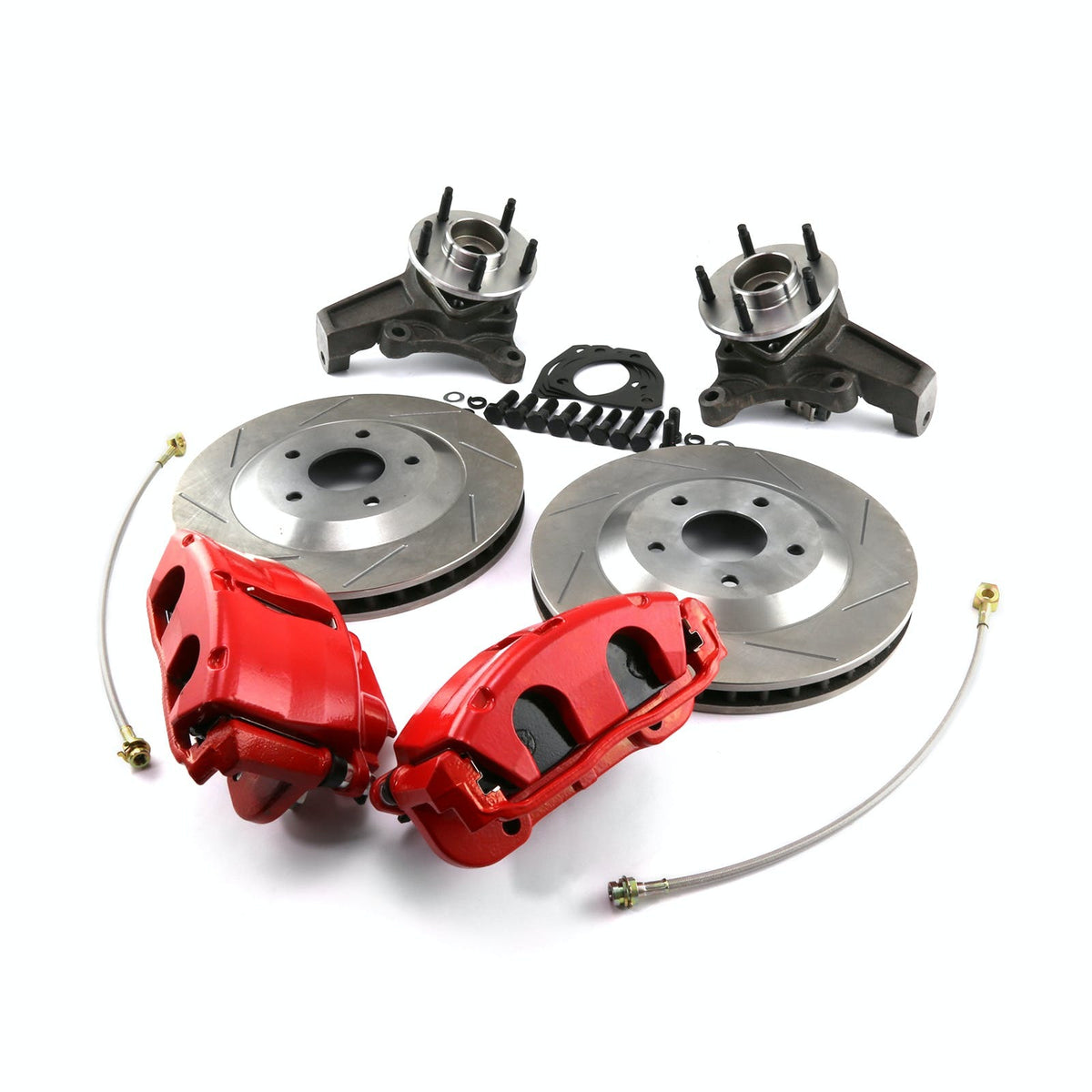 Speedmaster PCE164.1018 13 Slotted Front Disc Brake Conversion Kit